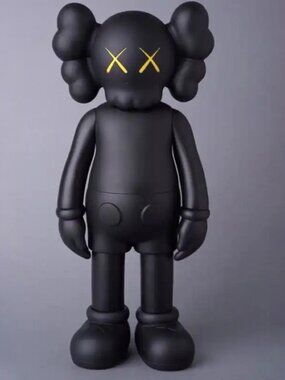 kaws Companion BLACK Figurine Collectible Toy Approximately 14 inch